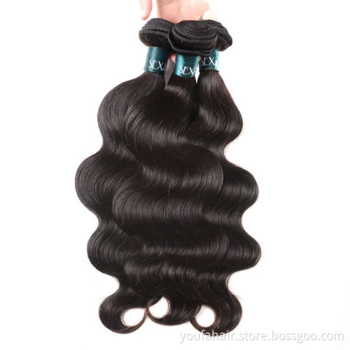 Wholesale 12A Virgin Human Hair Raw Cuticle Aligned Hair Mink Remy Brazilian Hair 3 Bundles With HD Lace Frontal Closure Vendor